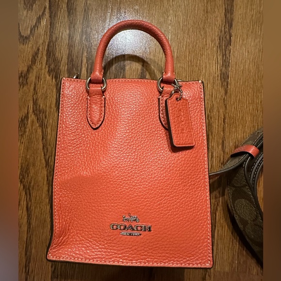 New unused Coach Mini North South Tote - Picture 7 of 16